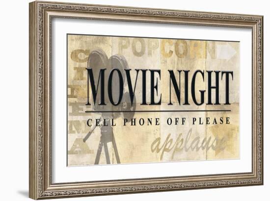 Movie Night-Z Studio-Framed Art Print