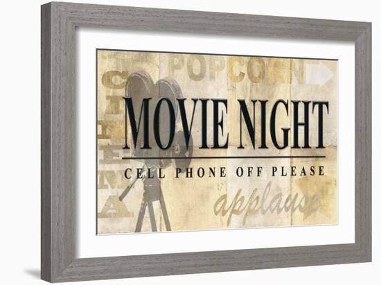 Movie Night-Z Studio-Framed Art Print