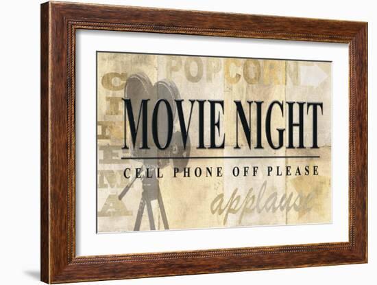 Movie Night-Z Studio-Framed Art Print