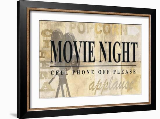 Movie Night-Z Studio-Framed Art Print