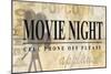 Movie Night-Z Studio-Mounted Art Print