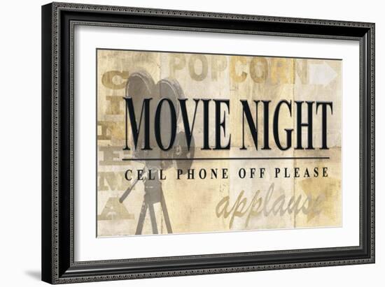 Movie Night-Z Studio-Framed Art Print