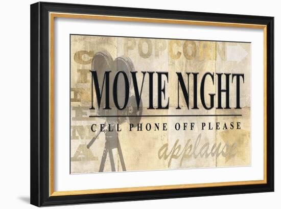 Movie Night-Z Studio-Framed Art Print