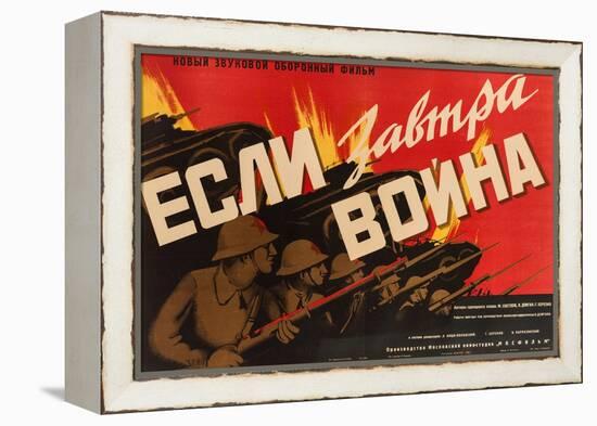 Movie Poster If Tomorrow War Comes, Anonymous .1938 (Lithograph)-Anonymous Anonymous-Framed Premier Image Canvas