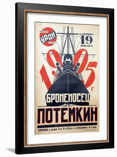 Movie Poster the Battleship Potemkin Par Anonymous, 1925 (Lithograph)-Anonymous Anonymous-Framed Giclee Print