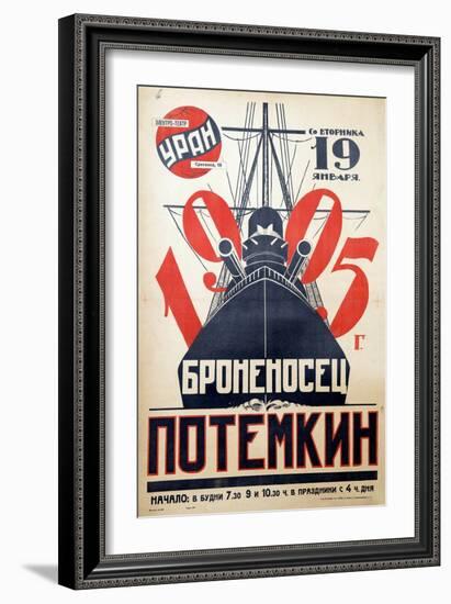 Movie Poster the Battleship Potemkin Par Anonymous, 1925 (Lithograph)-Anonymous Anonymous-Framed Giclee Print