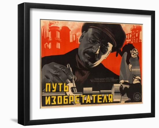Movie Poster the Way of the Inventor, Anonymous .1929 (Lithograph)-Anonymous Anonymous-Framed Giclee Print