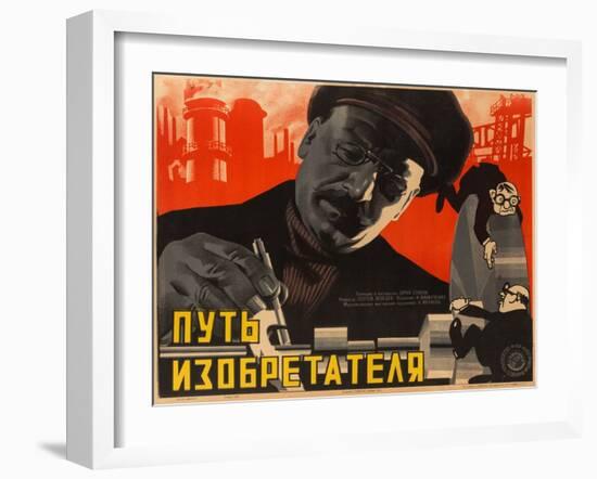 Movie Poster the Way of the Inventor, Anonymous .1929 (Lithograph)-Anonymous Anonymous-Framed Giclee Print