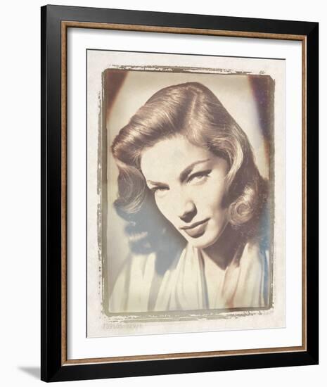 Movie Star II - Lauren Bacall-The Vintage Collection-Framed Giclee Print