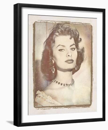 Movie Star III - Sophia Loren-The Vintage Collection-Framed Giclee Print