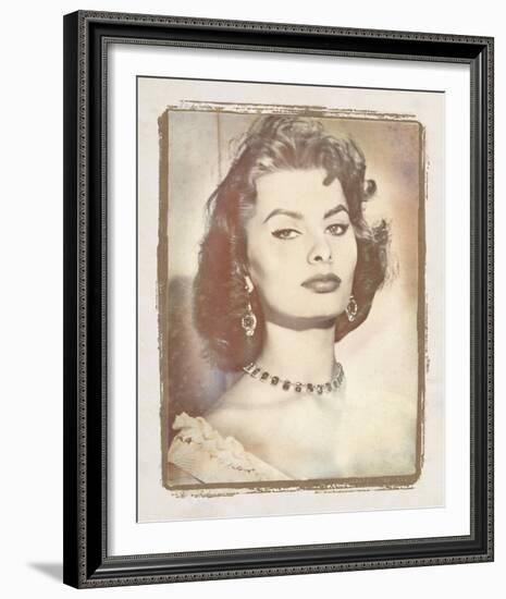 Movie Star III - Sophia Loren-The Vintage Collection-Framed Giclee Print