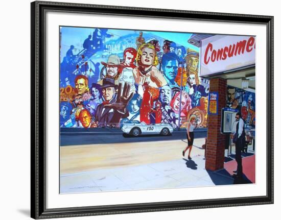 Movie Star Mural-Alain Bertrand-Framed Art Print