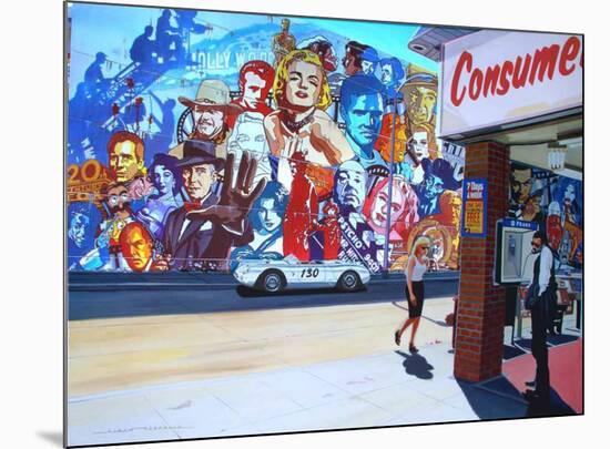 Movie Star Mural-Alain Bertrand-Mounted Art Print