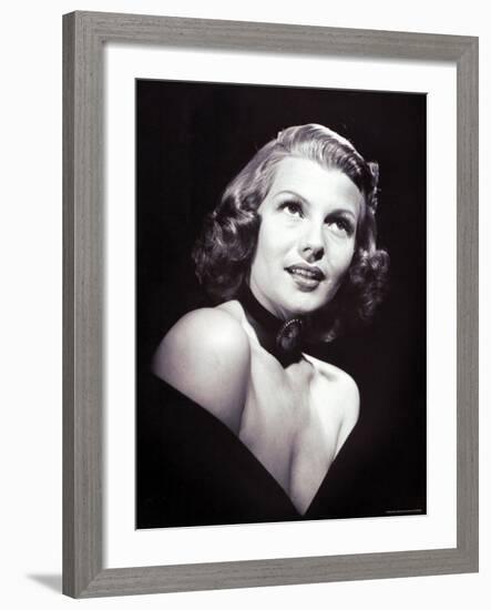 Movie Star Rita Hayworth, the Love Goddess of the Cinema-John Florea-Framed Premium Photographic Print