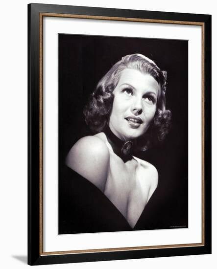 Movie Star Rita Hayworth, the Love Goddess of the Cinema-John Florea-Framed Premium Photographic Print