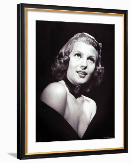 Movie Star Rita Hayworth, the Love Goddess of the Cinema-John Florea-Framed Premium Photographic Print