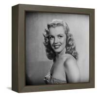Movie Starlet Marilyn Monroe Posing in Studio-J. R. Eyerman-Framed Premier Image Canvas