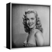 Movie Starlet Marilyn Monroe Posing in Studio-J. R. Eyerman-Framed Premier Image Canvas