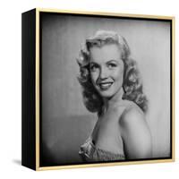 Movie Starlet Marilyn Monroe Posing in Studio-J. R. Eyerman-Framed Premier Image Canvas