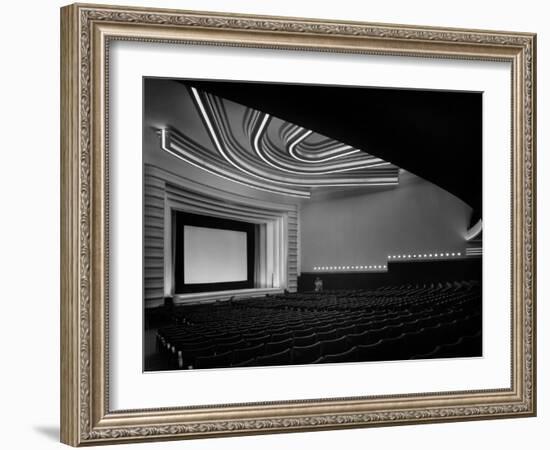 Movie Theater "Normandie" in Paris Built in 1937-null-Framed Photo