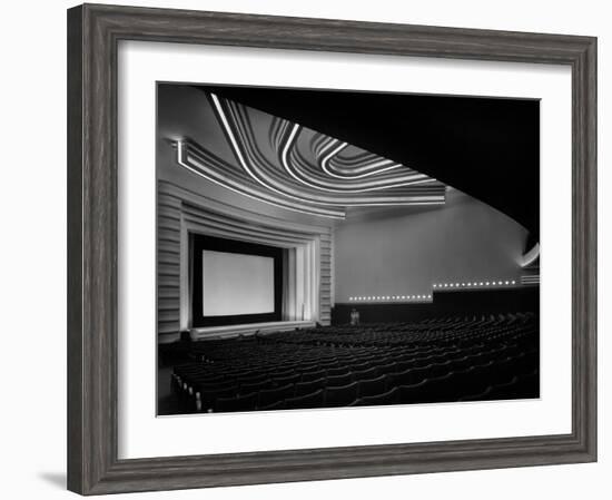 Movie Theater "Normandie" in Paris Built in 1937-null-Framed Photo