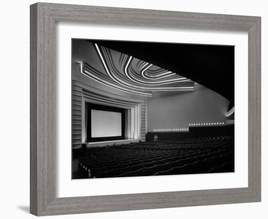 Movie Theater "Normandie" in Paris Built in 1937-null-Framed Photo
