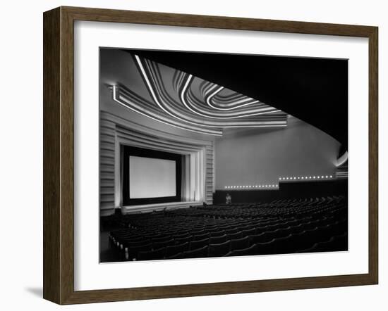 Movie Theater "Normandie" in Paris Built in 1937-null-Framed Photo