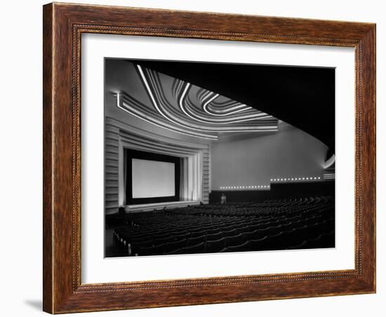 Movie Theater "Normandie" in Paris Built in 1937-null-Framed Photo