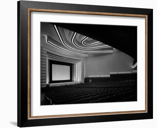 Movie Theater "Normandie" in Paris Built in 1937-null-Framed Photo