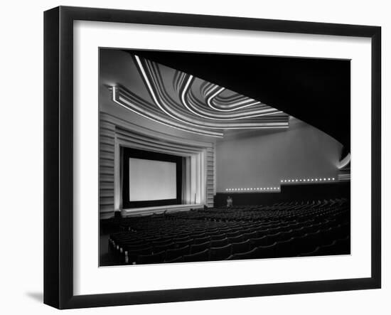 Movie Theater "Normandie" in Paris Built in 1937-null-Framed Photo