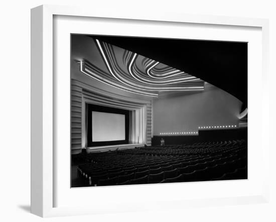 Movie Theater "Normandie" in Paris Built in 1937-null-Framed Photo