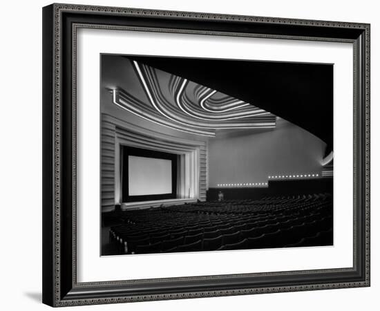 Movie Theater "Normandie" in Paris Built in 1937-null-Framed Photo