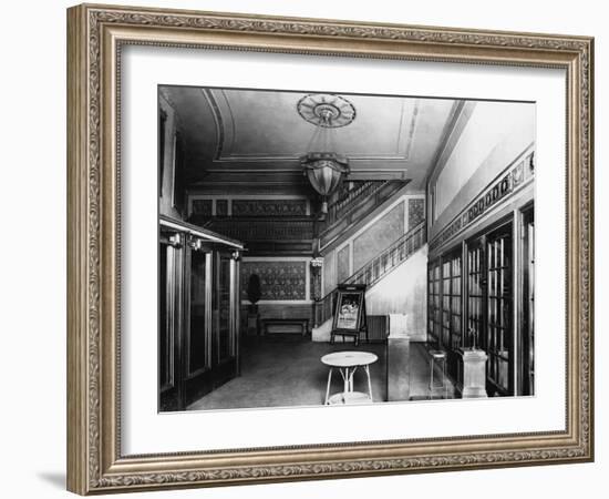 Movie Theatre Lobby-null-Framed Photo