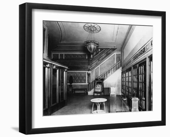 Movie Theatre Lobby-null-Framed Photo