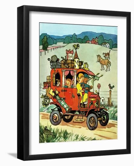 Moving Day - Jack and Jill, August 1956-Philip Martin-Framed Giclee Print