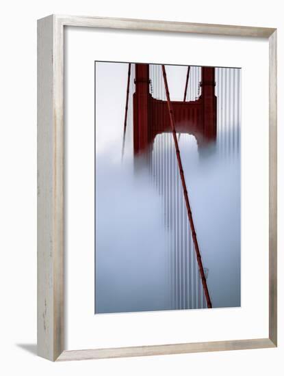 Moving Fog at Golden Gate Bridge, San Francisco California Travel-Vincent James-Framed Photographic Print
