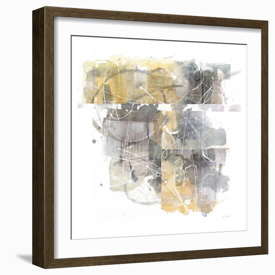 Moving In and Out of Traffic II-Mike Schick-Framed Art Print