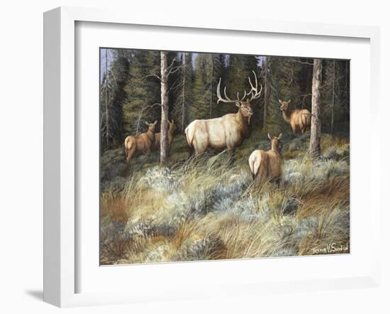 Moving in to Cover-Trevor V. Swanson-Framed Giclee Print