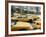 Moving New York Taxis, Manhattan, New York, United States of America, North America-Purcell-Holmes-Framed Photographic Print