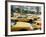 Moving New York Taxis, Manhattan, New York, United States of America, North America-Purcell-Holmes-Framed Photographic Print