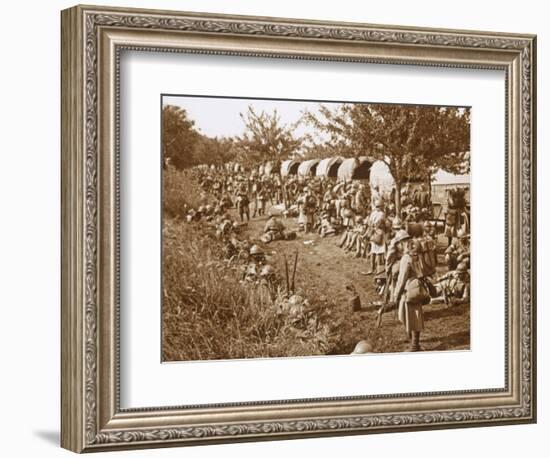 Moving off, road to Foix, France, c1914-c1918-Unknown-Framed Photographic Print