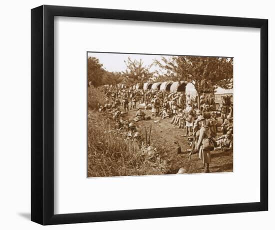 Moving off, road to Foix, France, c1914-c1918-Unknown-Framed Photographic Print