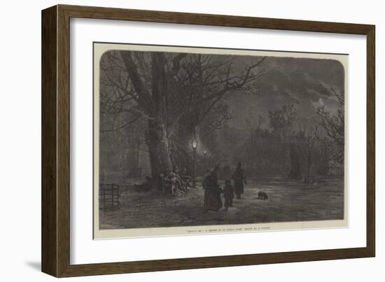 Moving On, a Sketch in St James's Park-null-Framed Giclee Print