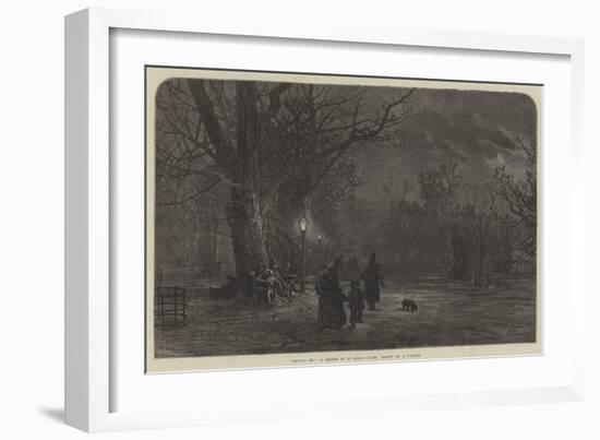 Moving On, a Sketch in St James's Park-null-Framed Giclee Print