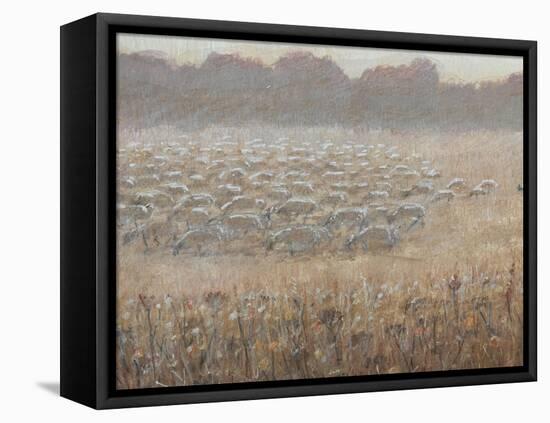 Moving the Flock-Lincoln Seligman-Framed Premier Image Canvas