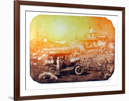 Moving to the Mines-Roy Purcell-Framed Limited Edition