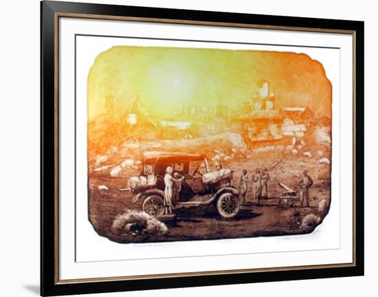 Moving to the Mines-Roy Purcell-Framed Limited Edition
