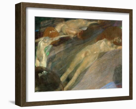 Moving Water, 1898-Gustav Klimt-Framed Giclee Print