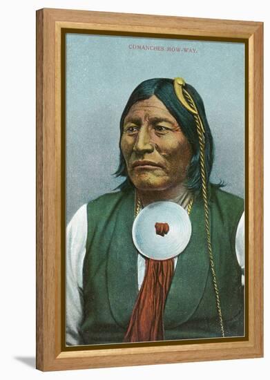 Mow-Way, Comanche Indian-null-Framed Stretched Canvas