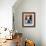 Moxley Boston Terrier-Robert Mcclintock-Framed Art Print displayed on a wall